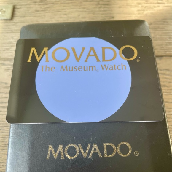 Movado Watch Box with White Interior - Picture 4 of 4